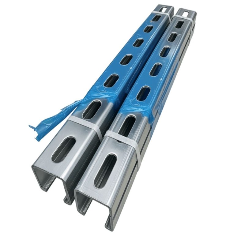 Solar PV Stainless Steel C-Channel Mounting Rail (Grade 304)41mm*(41、52、62)mm