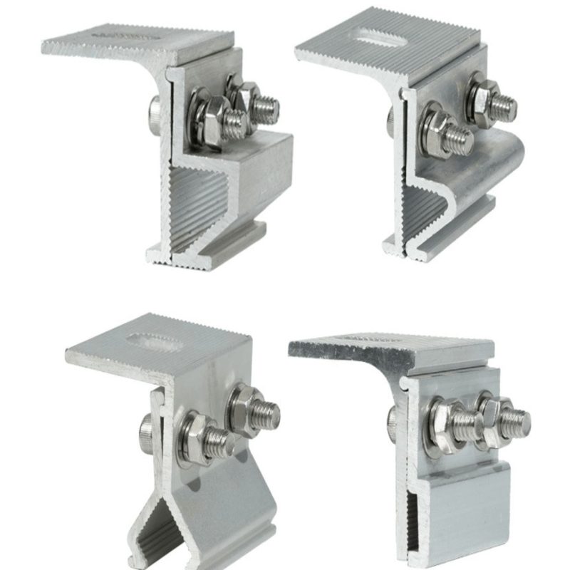Solar PV Mounting System Accessories (Including Angle Brackets, Clamps, Connectors, and Other Fittings)