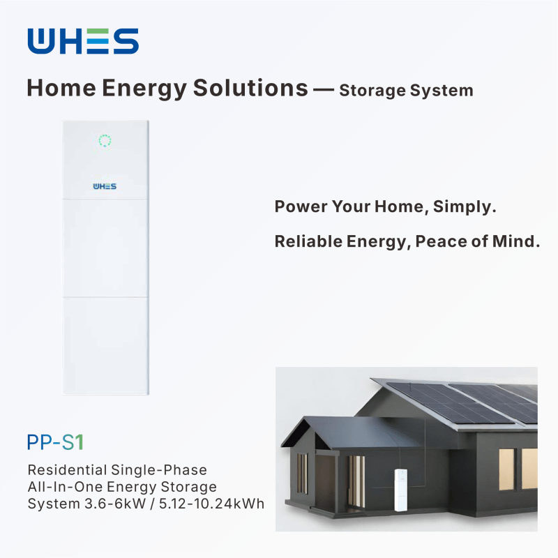 Residential Single-Phase All-In-One Energy Storage System 3.6-6kW / 5.12-10.24kWh