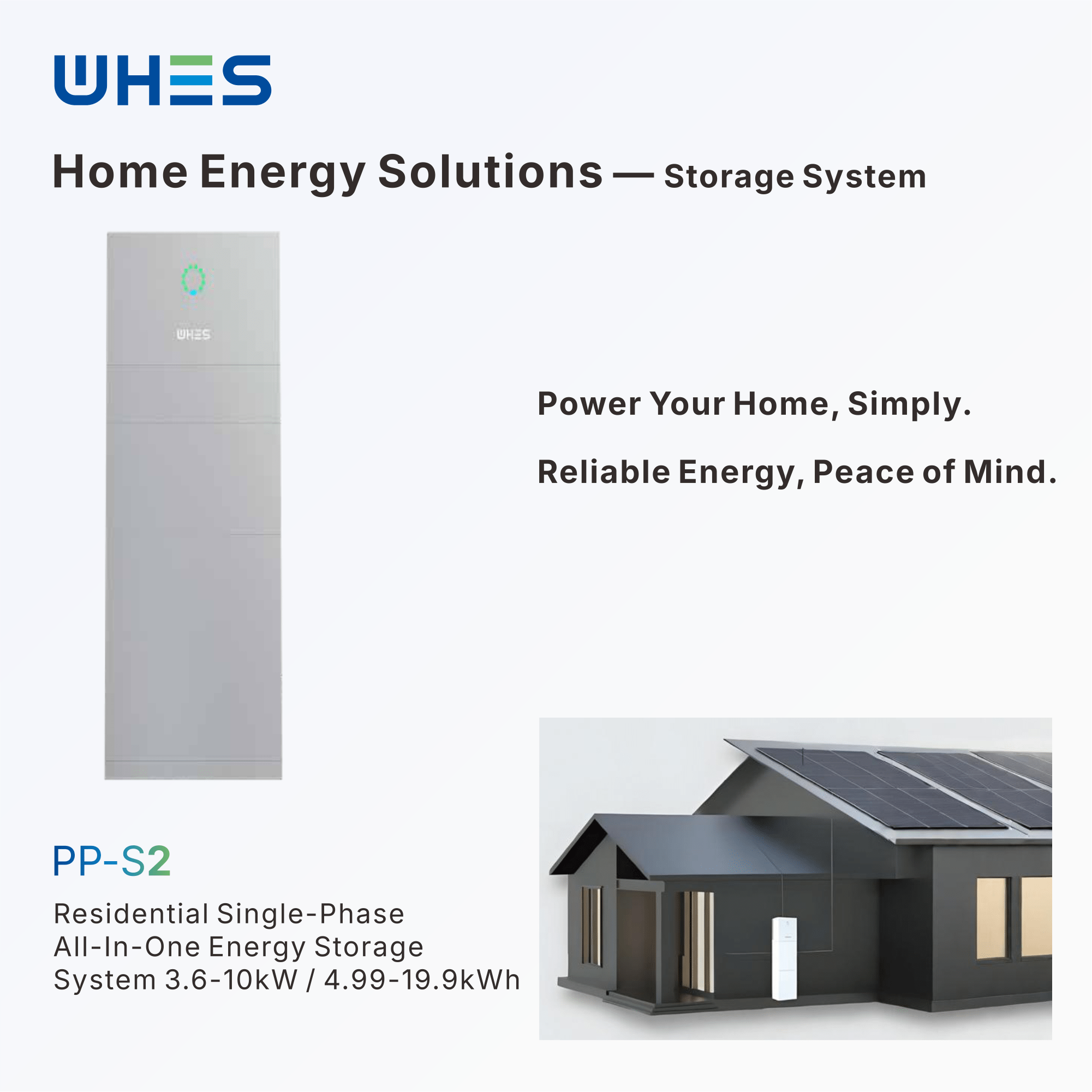 Residential Single-Phase All-In-One Energy Storage System 3.6-10kW / 4.99-19.9kWh