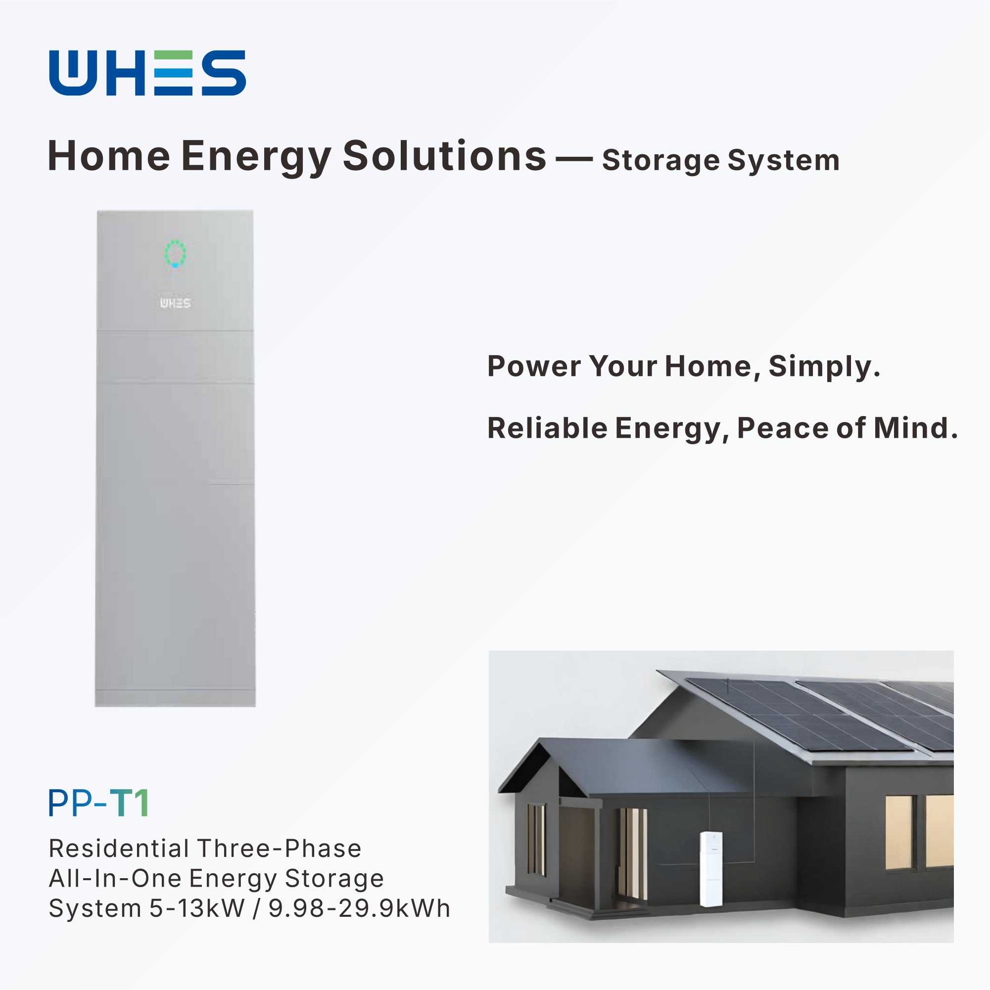 Residential Three-Phase All-In-One Energy Storage System 5-13kW / 9.98-29.9kWh